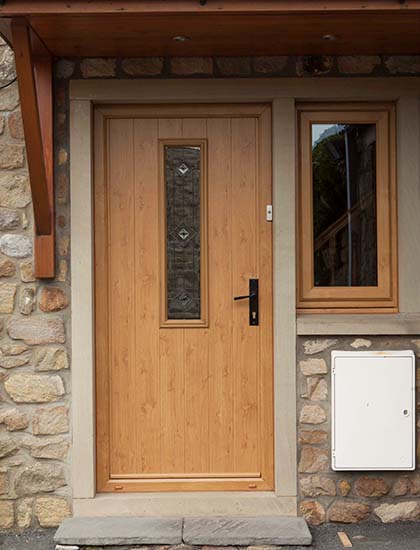PVC composite door